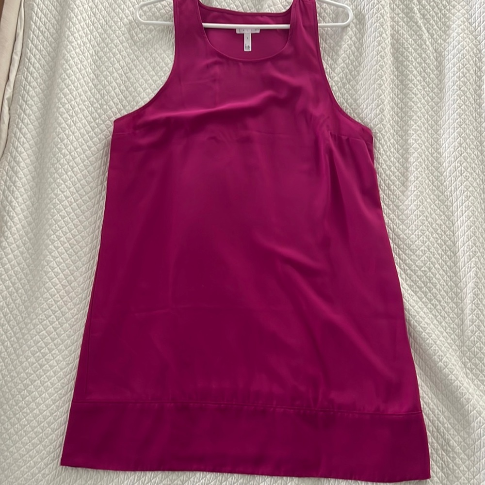 Leith dark pink tank dress.